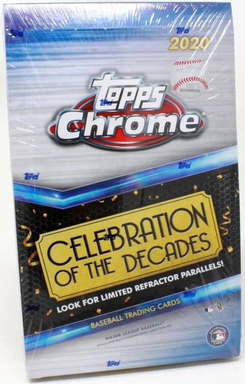 2020 Topps Chrome Baseball Celebration of the Decades Hobby Box (Ships Sealed Only)