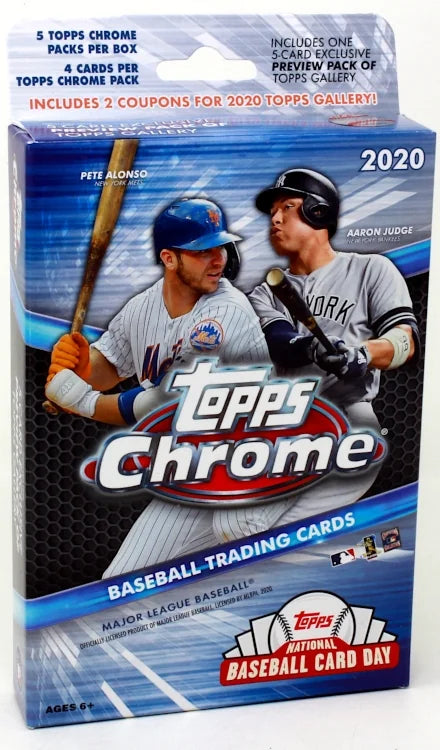 2020 Topps Chrome Baseball Hanger Pack 64 Box Case (Ships Sealed Only)