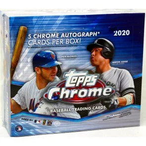 2020 Topps Chrome Baseball Jumbo Hta 8 Box Case (Ships Sealed Only)