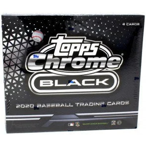 2020 Topps Chrome Black Baseball Hobby Box (Ships Sealed Only)