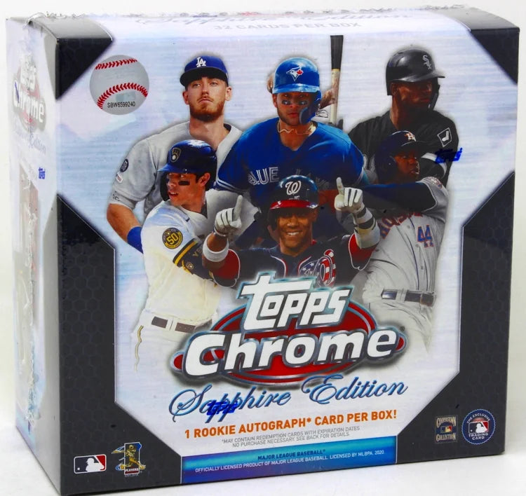 2020 Topps Chrome Sapphire Edition Baseball Box (Ships Sealed Only)