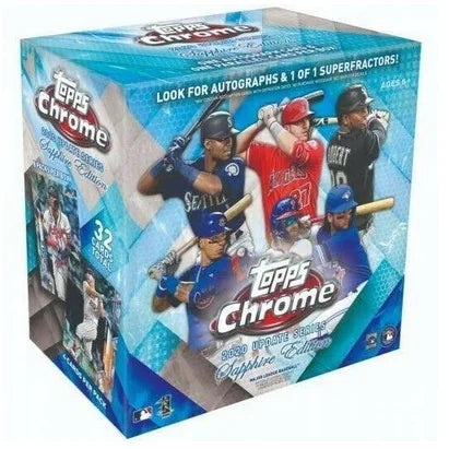 2020 Topps Chrome Update Sapphire Edition Baseball 10 Box Lot (Ships Sealed Only)