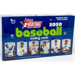 2020 Topps Heritage High Number Baseball Hobby Box (Ships Sealed Only)