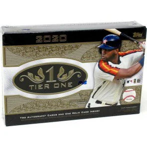 2020 Topps Tier One Baseball Hobby 12 Box Case (Ships Sealed Only)