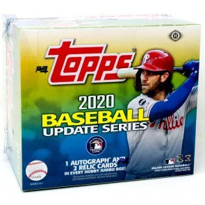 2020 Topps Update Series Baseball Jumbo 6 Box Case (Ships Sealed Only)