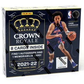 2021 22 Panini Crown Royale Basketball Hobby Box (Ships Sealed Only)