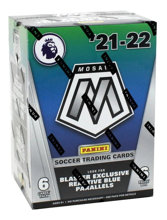 2021 22 Panini Mosaic Premier League Soccer Blaster Case 20 Box (Ships Sealed Only)