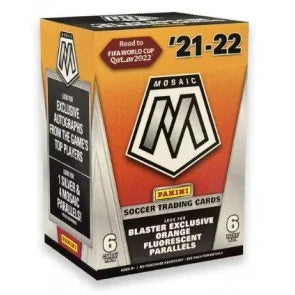 2021 22 Panini Mosaic Road to FIFA World Cup Blaster 20 Box Lot (Ships Sealed Only)