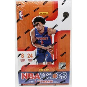 2021 22 Panini NBA Hoops Basketball Hobby Box 75th Season (Ships Sealed Only)