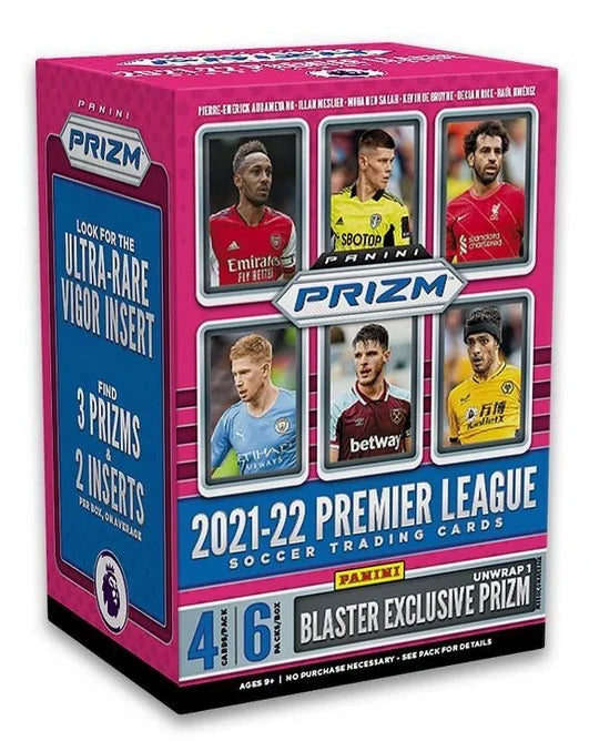 2021 22 Panini Prizm Premier League Soccer Blaster Box Lot 20 Boxes (Ships Sealed Only)