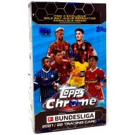 2021 22 Topps Chrome Bundesliga Soccer Hobby Case 12 Boxes (Ships Sealed Only)