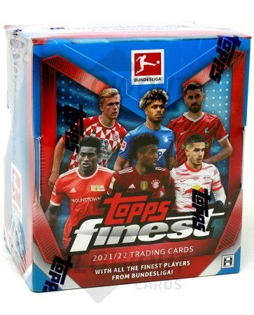 2021 22 Topps Finest Bundesliga Soccer Hobby Box (Ships Sealed Only)