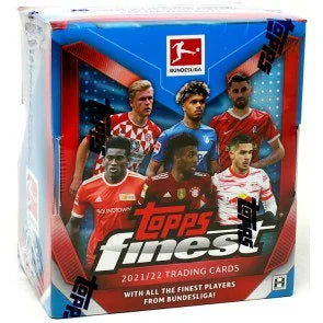 2021 22 Topps Finest Bundesliga Soccer Hobby Box (Ships Sealed Only)