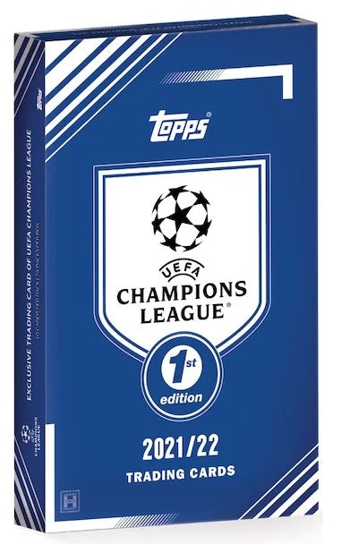 2021 22 Topps UEFA Champions League Collection Hobby Box 1st Edition (Ships Sealed Only)