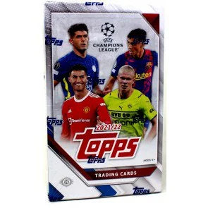 2021 22 Topps UEFA Champions League Collection Hobby Box Soccer (Ships Sealed Only)