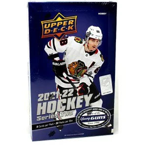 2021 22 Upper Deck Series 2 Hockey Hobby Case 12 Boxes Young Guns (Ships Sealed Only) - B