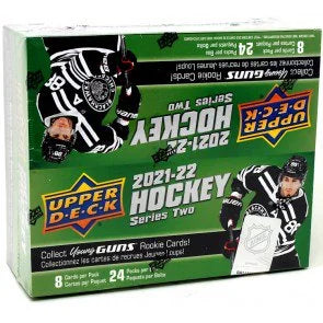 2021 22 Upper Deck Series 2 Hockey Retail Box 24 Packs (Ships Sealed Only)