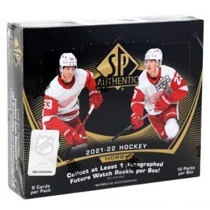 2021 22 Upper Deck SP Authentic Hockey Hobby Case (Ships Sealed Only)