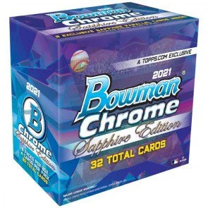 2021 Bowman Chrome Baseball Sapphire Edition 10 Box Lot (Ships Sealed Only)