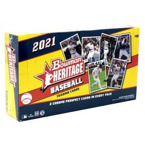 2021 Bowman Heritage Baseball Hobby Box (Ships Sealed Only)
