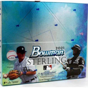 2021 Bowman Sterling Baseball Hobby Box (Ships Sealed Only)