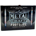 2021 Leaf Metal Draft Football Hobby Box (Ships Sealed Only)