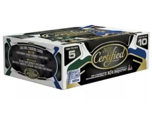 2021 Panini Certified Football FOTL Hobby Box (Ships Sealed Only)