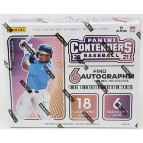 2021 Panini Contenders Baseball Hobby Box (Ships Sealed Only) - B