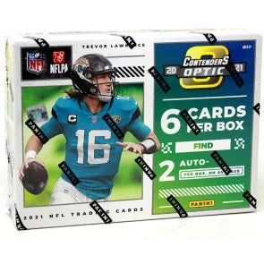 2021 Panini Contenders Optic Football FOTL Hobby Box First Off The Line (Ships Sealed Only)