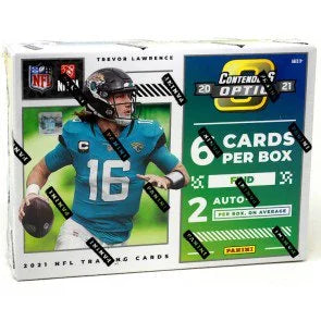 2021 Panini Contenders Optic Football Hobby Box (Ships Sealed Only)
