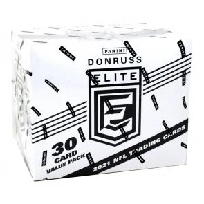 2021 Panini Donruss Elite Football Fat Pack Box 12 Packs (Ships Sealed Only)