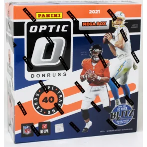 2021 Panini Donruss Optic Football Mega Box 10 Packs (Ships Sealed Only)