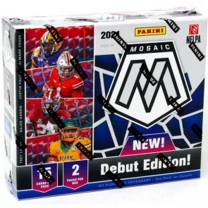 2021 Panini Mosaic Draft Picks Football Hobby Box 2 Autographs (Ships Sealed Only)