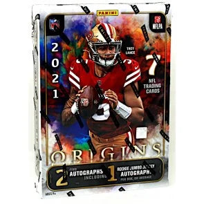 2021 Panini Origins Football Hobby Box First On Card Rookie Autographs (Ships Sealed Only)