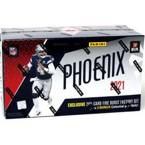 2021 Panini Phoenix Football Factory Set 8 Box Case (Ships Sealed Only)