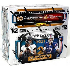 2021 Panini Prizm Football Hobby Box 12 Packs (Ships Sealed Only)