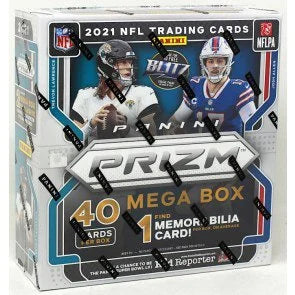 2021 Panini Prizm Football Mega Box Lot 20 Boxes (Ships Sealed Only)