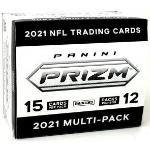 2021 Panini Prizm Football Multi Pack Box 12 Packs (Ships Sealed Only)