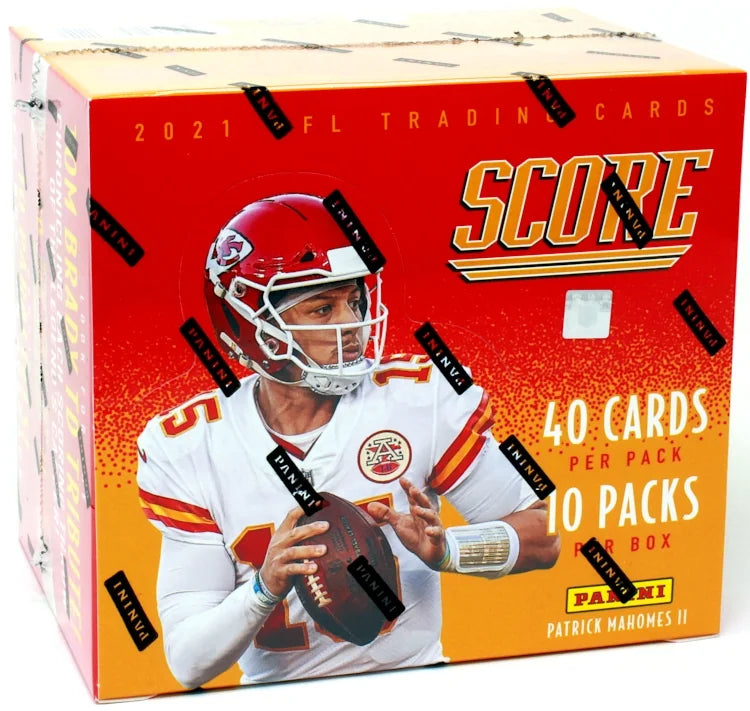 2021 Panini Score Football Hobby 12 Box Case (Ships Sealed Only) - B2