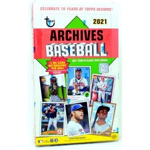 2021 Topps Archives Baseball Hobby 10 Box Case (Ships Sealed Only)