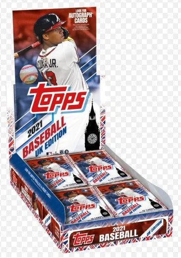 2021 Topps Baseball Uk Edition Box (Ships Sealed Only)