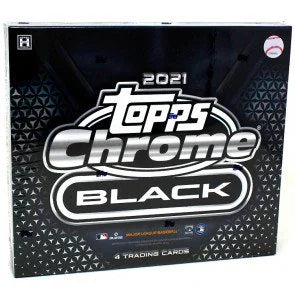 2021 Topps Chrome Black Baseball Hobby Box (Ships Sealed Only)