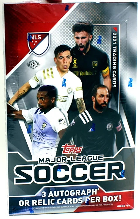 2021 Topps MLS Soccer Hobby Box (Ships Sealed Only)