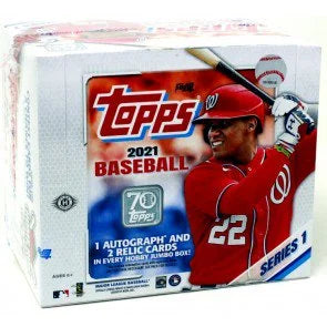 2021 Topps Series 1 Baseball Jumbo Box (Ships Sealed Only)