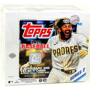 2021 Topps Series 2 Baseball Jumbo Box (Ships Sealed Only)
