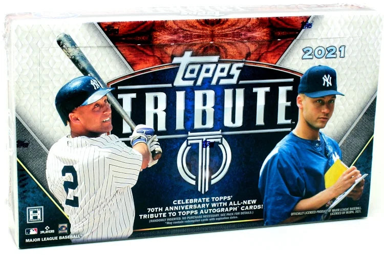 2021 Topps Tribute Baseball Hobby 6 Box Case (Ships Sealed Only) - B2
