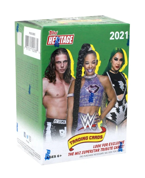 2021 Topps WWE Heritage Blaster Box Factory Sealed (Ships Sealed Only)