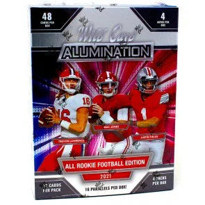 2021 Wild Card Allumination Football Hobby Box (Ships Sealed Only)