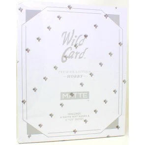 2021 Wild Card Matte White Football Case 4 Boxes 18 On Card Autos Per Box (Ships Sealed Only)