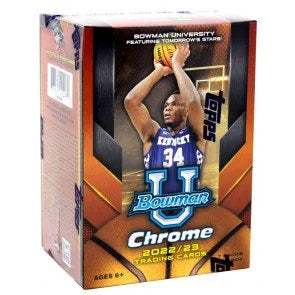 2022 23 Bowman University Chrome Basketball Blaster Box Lot (Ships Sealed Only)